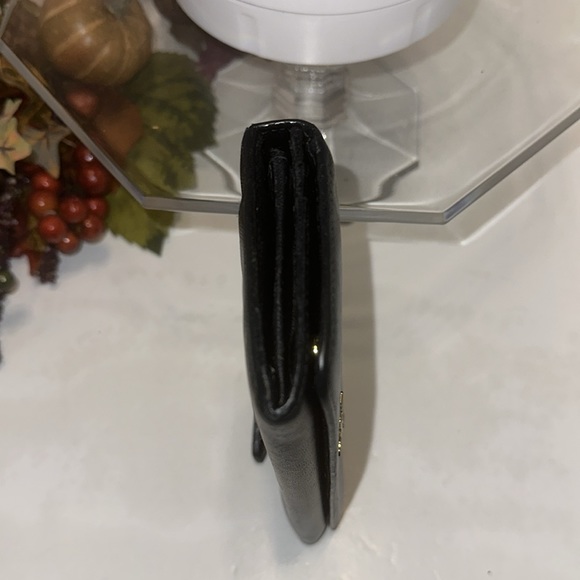 Prada Saffiano Leather Black Double Snap Wallet AS IS - Picture 3 of 9